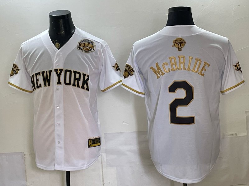 Men New York Knicks #2 McBride white 2026 Nike NBA jersey 0701002
